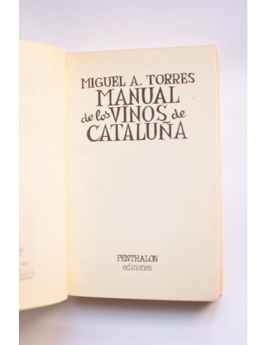 Manual de los vinos de cataluña