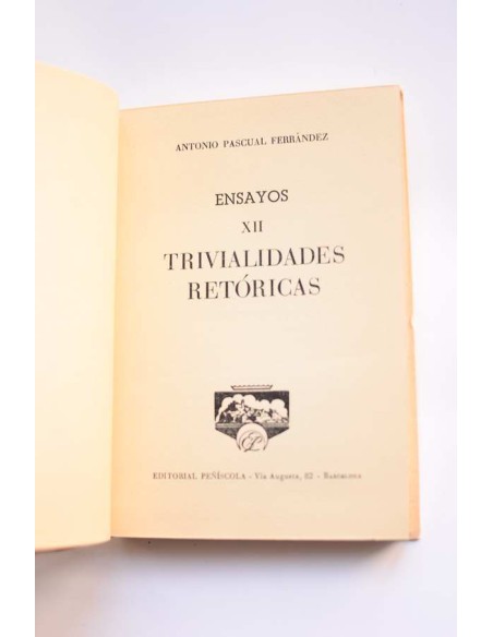 Trivialidades retóricas