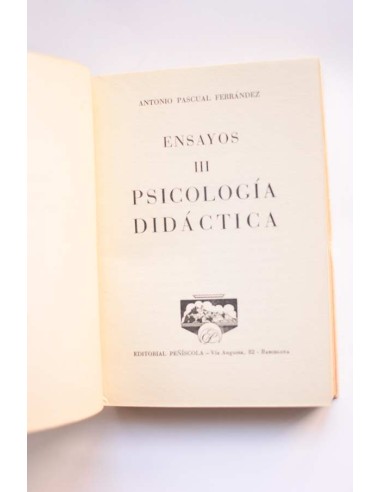 Psicología didáctica