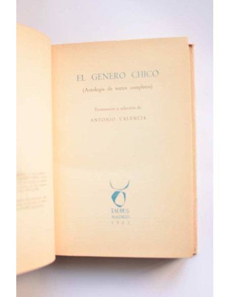 El género chico (antología de textos completos)