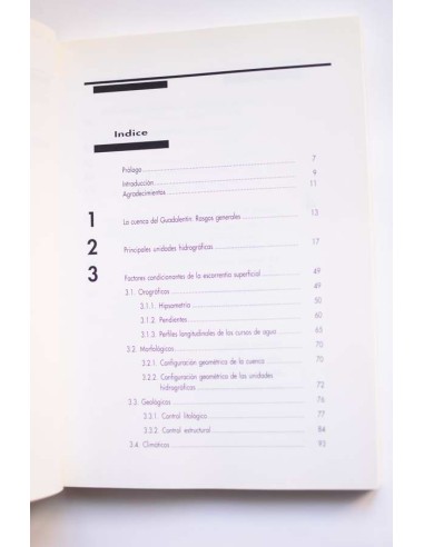 El sistema hidrográfico del Guadalentín