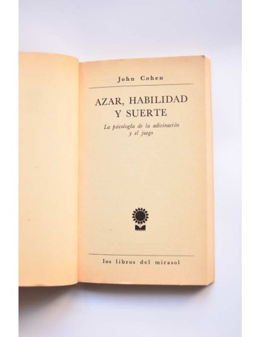 Azar, habilidad y suerte