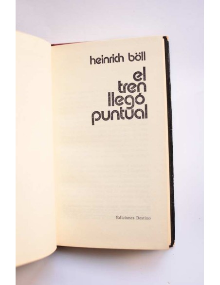 El tren llegó puntual