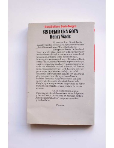 Sin dejar una gota