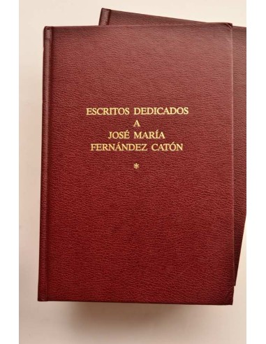 Escritos dedicados a José María Fernández Catón