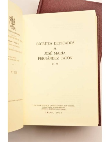 Escritos dedicados a José María Fernández Catón