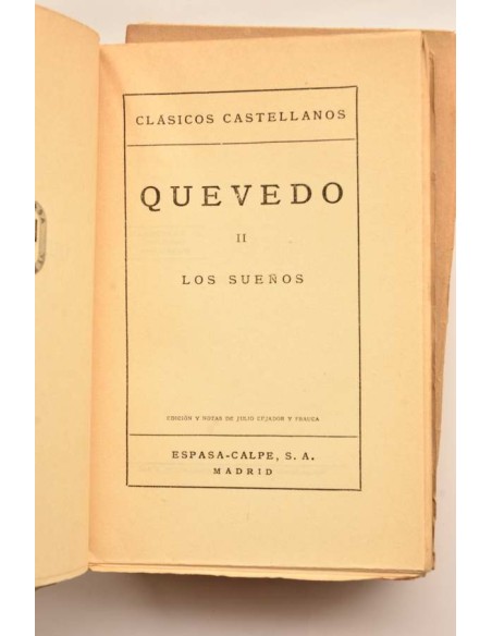 Quevedo. Los sueños