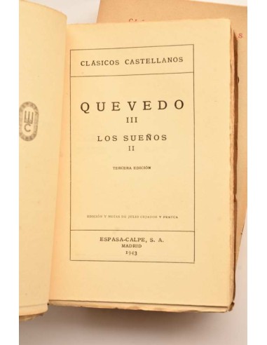 Quevedo. Los sueños