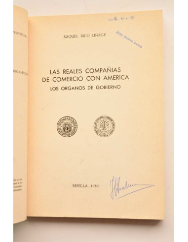 Las Reales Compañías de Comercio con América....