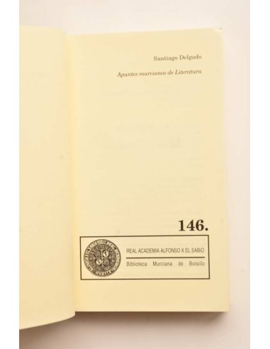 Apuntes murcianos de literatura
