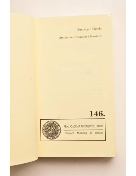 Apuntes murcianos de literatura