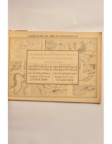 Cuaderno de dibujo topográfico