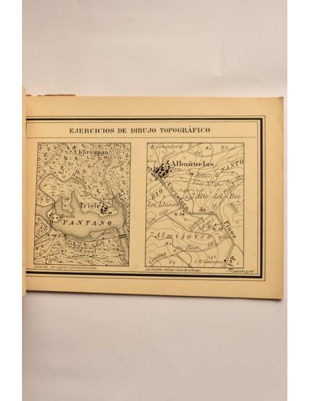 Cuaderno de dibujo topográfico