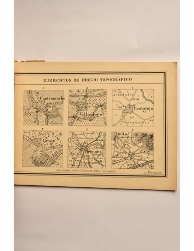 Cuaderno de dibujo topográfico