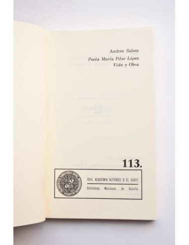 Poeta María Pilar López. Vida y obra