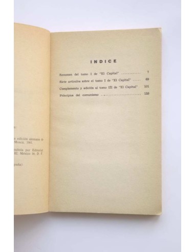 Para leer El Capital