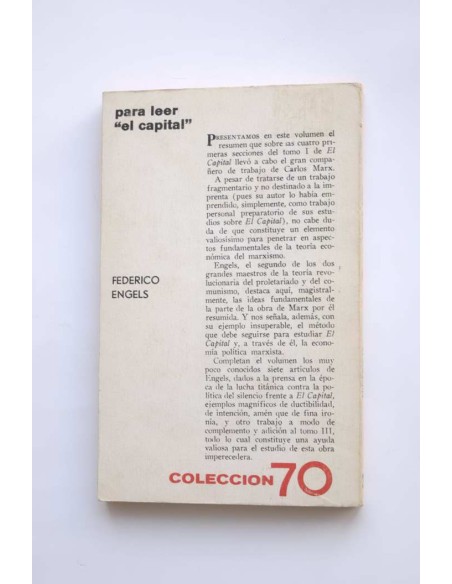 Para leer El Capital