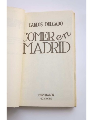 Comer en Madrid