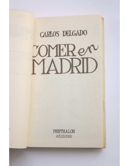 Comer en Madrid