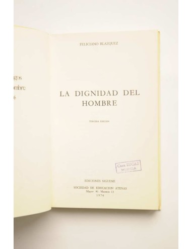 La dignidad del hombre