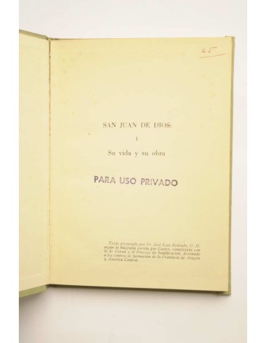 San Juan de Dios. I. Su vida y su obra