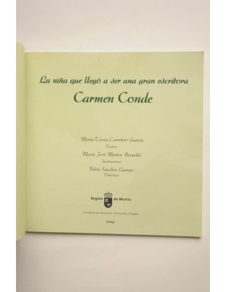 La niña que llegó a ser una gran escritora. Carmen Conde