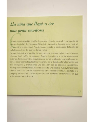 La niña que llegó a ser una gran escritora....