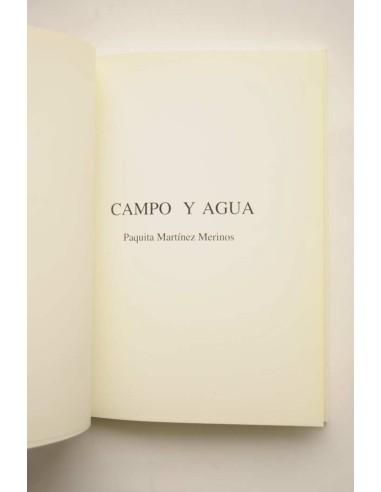 Campo y agua