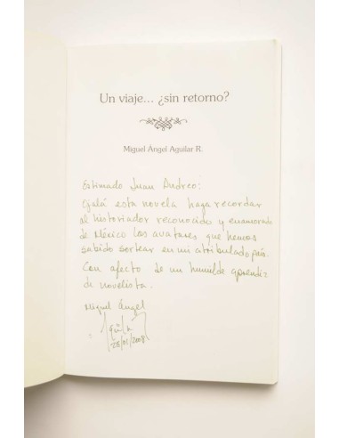 Un viaje... ¿sin retorno?