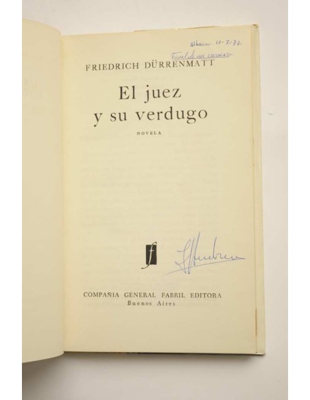 El juez y su verdugo