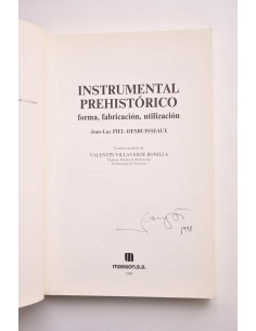 Instrumental prehistórico. Forma, fabricación, utilización 2