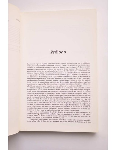 Instrumental prehistórico. Forma, fabricación,...