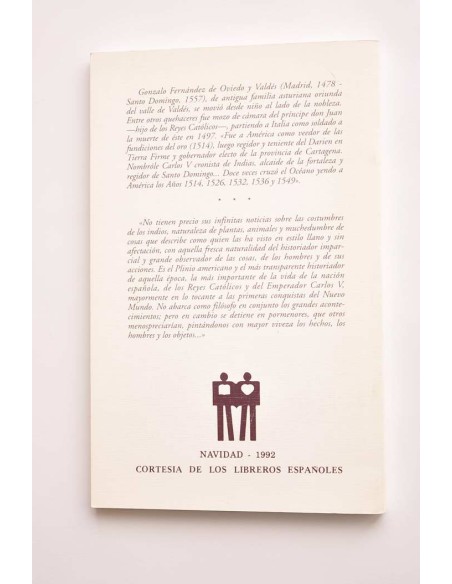 Sumario de la natural y general historia de Las Indias