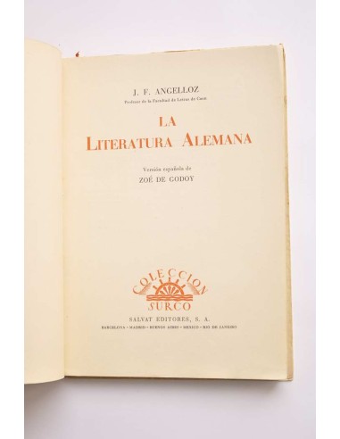 La literatura alemana