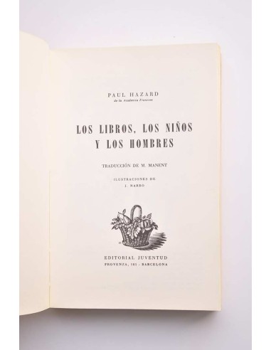 Los libros, los niños y los hombres