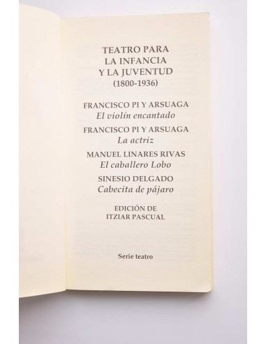 Teatro español para la infancia y la juventud...