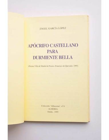 Apócrifo castellano para Durmiente Bella