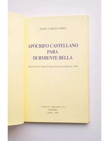 Apócrifo castellano para Durmiente Bella