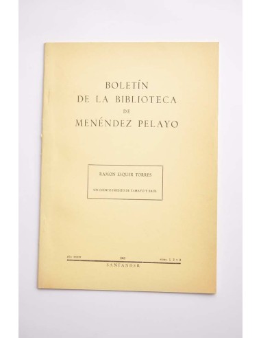 Un cuento inédito de Tamayo y Baus