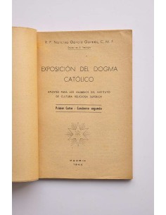 Disposición del dogma católico. Primer curso. Cuaderno... 2