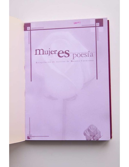 Mujeres poesía. Recopilación de escritos de mujeres cuencanas