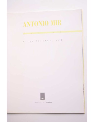 Antonio Mir. Flores