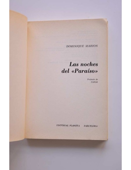 Las noches del paraíso