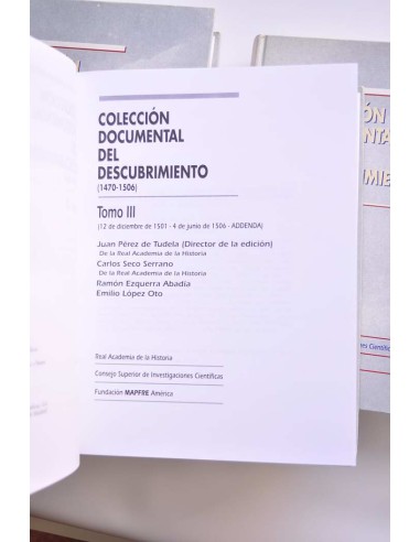 Colección documental del Descubrimiento (1470 -...