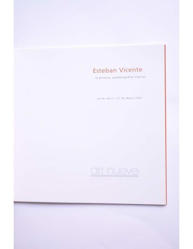 Esteban Vicente. La pintura, autobiografía...