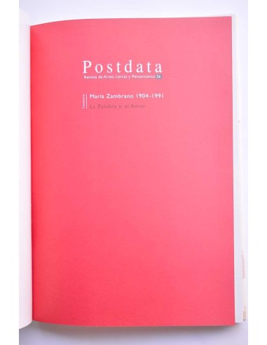 Postdata : revista de artes, letras y...