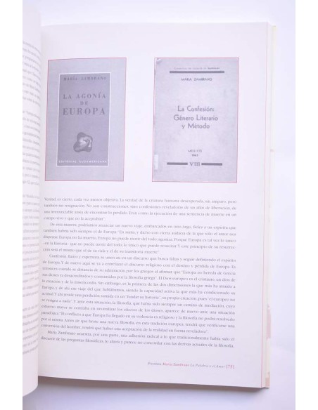 Postdata : revista de artes, letras y pensamiento. nº 26. María Zambrano
