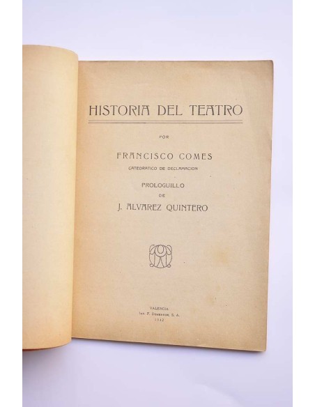 Historia del Teatro. Primera parte