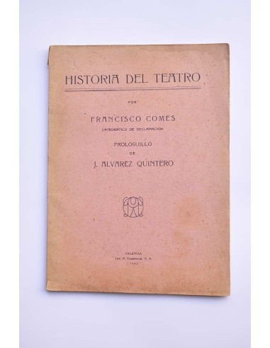 Historia del Teatro. Primera parte