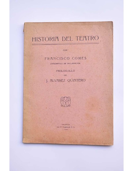 Historia del Teatro. Primera parte